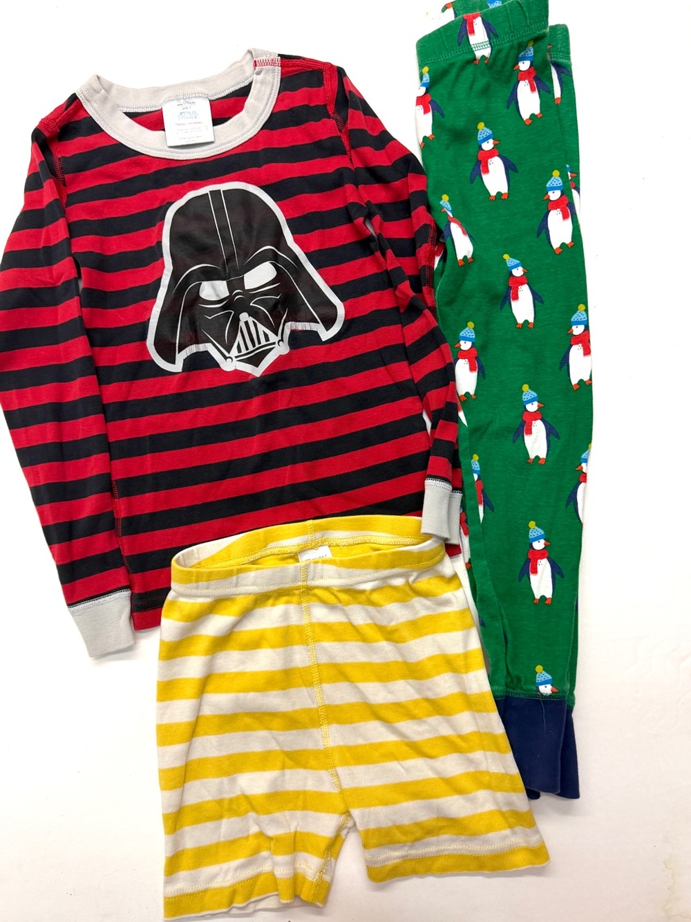 Hanna Andersson Mini Boden Star Wars Stripes Penguin Pajama Bundle Mix & Match